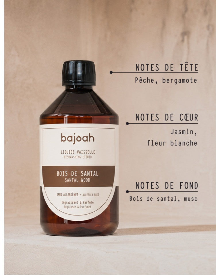 Liquide Vaisselle Bois de Santal — Dégraissant & Parfumé